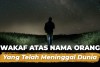 Hukum Wakaf Atas Nama Orang Lain