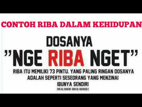 Contoh Riba Dalam Jual Beli