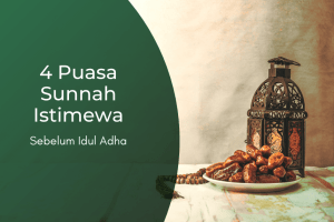 Jenis Puasa Sebelum Idul Adha