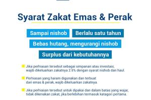 Syarat Zakat Yang Berhubungan Dengan Jenis Harta Adalah