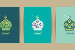 Template Hari Raya Aidilfitri Card