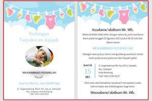 Download Tasyakuran Aqiqah Word Edit