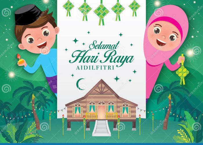 Selamat Hari Raya Aidilfitri Vector