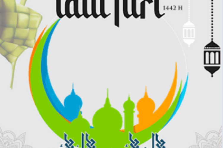 Selamat Hari Raya Aidilfitri 2021 Frame. 10 Ucapan Hari Raya Idul Fitri 2021, Berikut dengan Link Frame