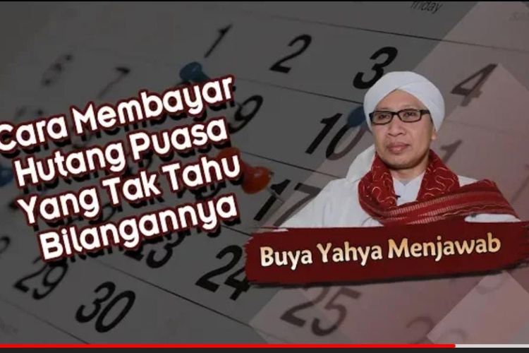 Cara Mengganti Puasa Ramadhan Yang Lupa Jumlahnya. Cara Mengganti Hutang Puasa Meski Lupa Jumlahnya, Buya Yahya