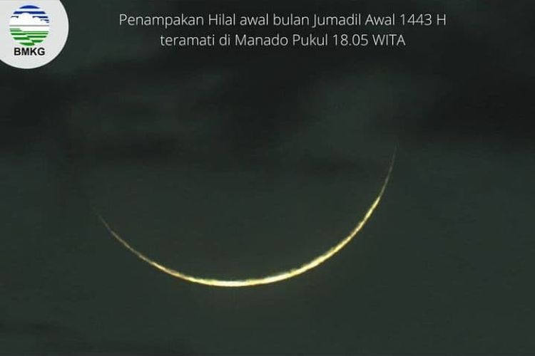 Puasa Sunnah Di Bulan Jumadil Awal. Penampakan Hilal Awan Bulan Jumadil Awal 1443 Hijriyah di