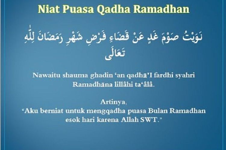 Niat Buka Puasa Rajab Brainly. Bacaan Niat Qadha Puasa Ramadhan di Bulan Rajab, Lengkap