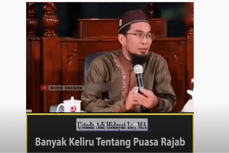 Ustadz Adi Hidayat Tentang Puasa Rajab. Ustadz Adi Hidayat Jelaskan Jangan Puasa di Bulan Rajab Seperti