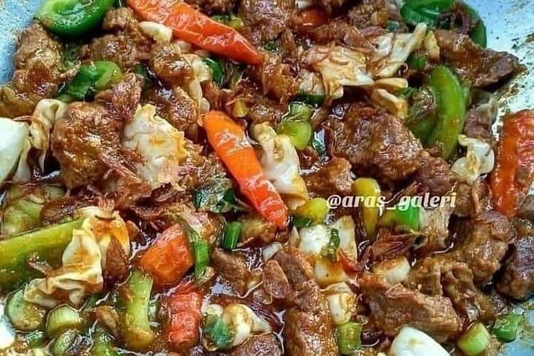 Menu Buka Puasa Hari Senin. Tongseng Daging Sapi Goreng, Resep Menu Buka Puasa Kekinian