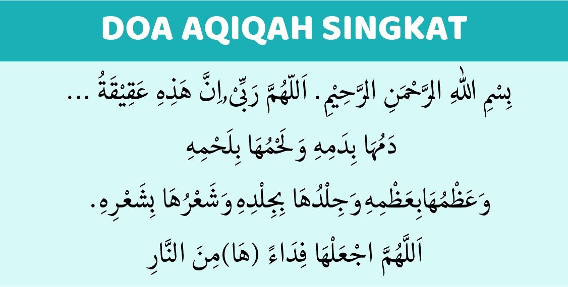 Doa Walimatul Aqiqah Dan Artinya. Doa Aqiqah Singkat Sesuai Sunnah Arab, Latin, dan Terjemah