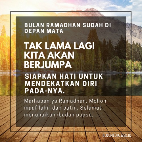 Download Ucapan Menjelang Puasa Ramadhan. Download Gambar Ucapan Menyambut Ramadhan 1439 H