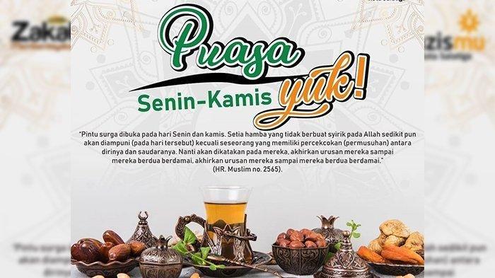 Jam Berapa Batas Sahur Puasa Senin Kamis. Waktu Puasa Senin Kamis yang Benar Lengkap dengan Bacaan