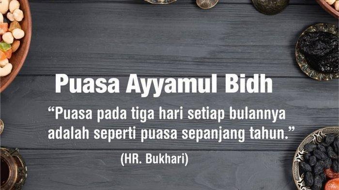 Keutamaan Puasa Ayyamul Bidh Jumadil Akhir. Simak Bacaan Niat dan Keutamaan Puasa Ayyamul Bidh di Bulan