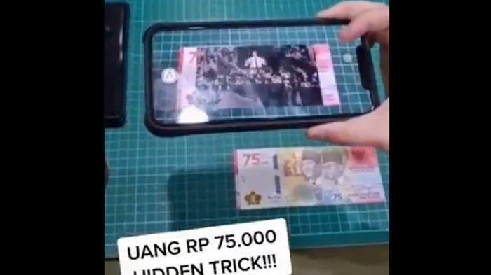 Bagaimana Cara Uang 75 Ribu Bisa Nyanyi. VIRAL 'Hidden Trick' Uang Rp 75 Ribu Bisa 'Nyanyi' Indonesia Raya