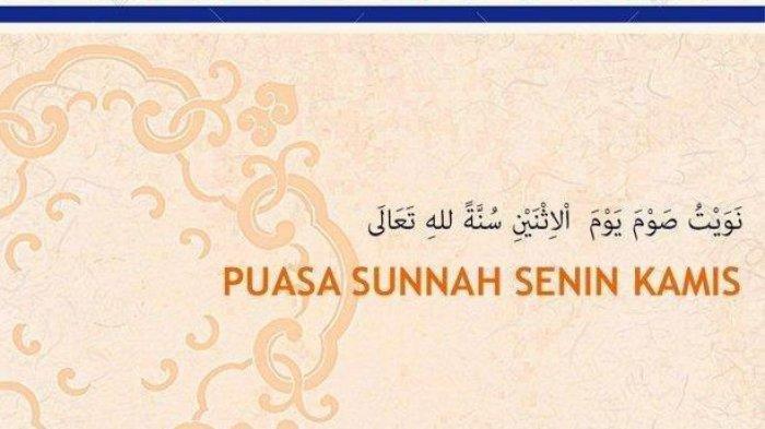 Niat Puasa Senin Kamis Sahur. Niat Makan Sahur Puasa Senin Kamis, Doa Buka Puasa Senin