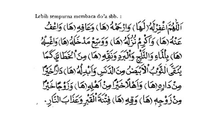 Takbir Ke 3 Shalat Jenazah Panjang. Doa Mayit pada Sholat Jenazah Takbir ke Tiga Pendek dan