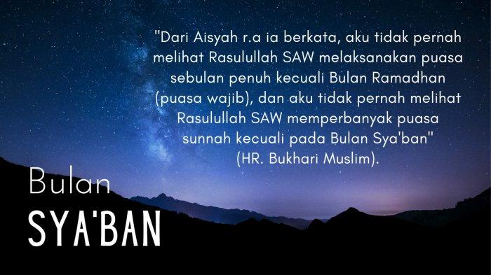 Niat Puasa Nisfu Sya Ban Siang Hari. Lupa Baca Niat Puasa Nisfu Sya'ban Tadi Malam? Boleh Dibaca