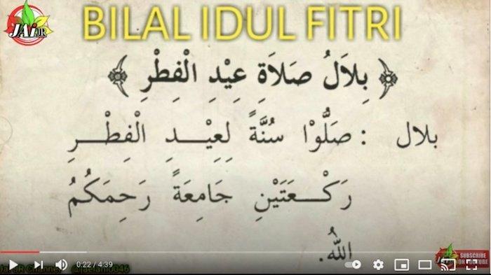 Bacaan Bilal Sholat Ied Fitri. Panduan Bacaan untuk Bilal Saat Shalat Idul Fitri 1442 Hijriah