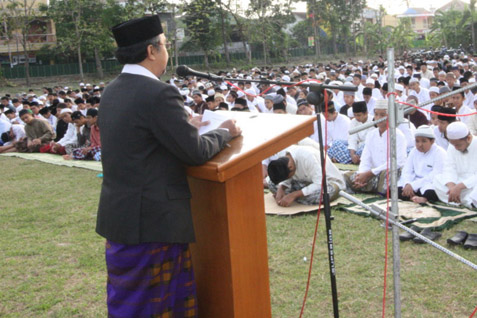 Jam Sholat Idul Adha Denpasar. IDUL ADHA: Ribuan Warga Muhammadiyah Bali Sholat Id Hari Ini