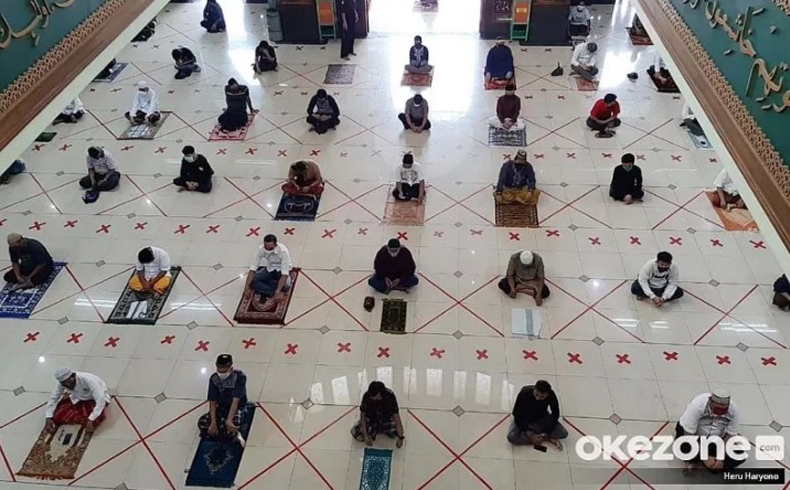 Sholat Jumat Hari Ini Tangerang. Tangerang Darurat Covid-19, Sholat Jumat Berjamaah Ditiadakan