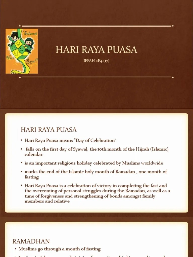 Puasa Before Hari Raya Haji. Hari Raya Puasa