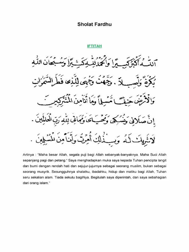 Bacaan Sholat Dan Artinya Pdf. Bacaan Sholat Fardhu Dan Artinya