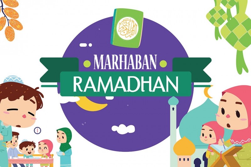 Selamat Menunaikan Ibadah Puasa Vektor. 30 Gambar Poster Ramadhan untuk Menyambut Datangnya Bulan