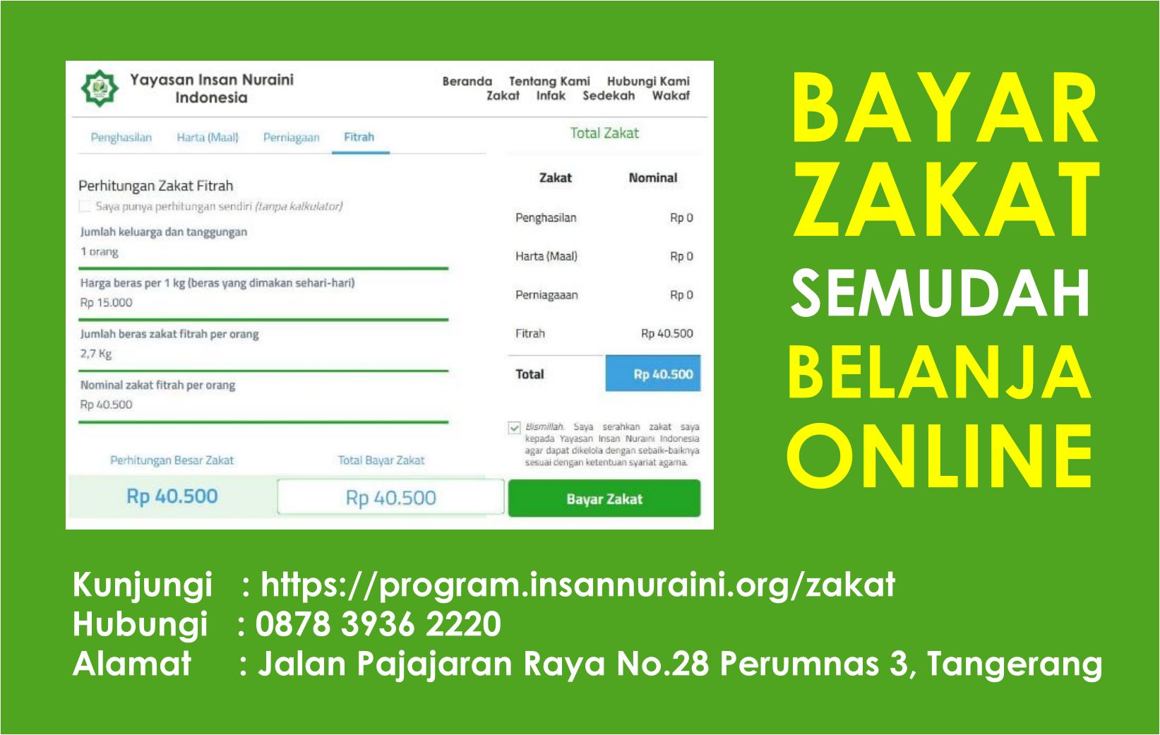 Hukum Akad Dalam Zakat Fitrah. Hukum Membayar Zakat Fitrah Online