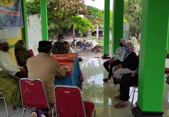 Surat Keterangan Wakaf Dari Desa. penyampaian wakaf ahli waris almarhum sarmani kepada masjid