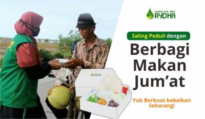 Gambar Orang Berbagi Sedekah Kartun. Saling Peduli dengan Berbagi Makan Jumat