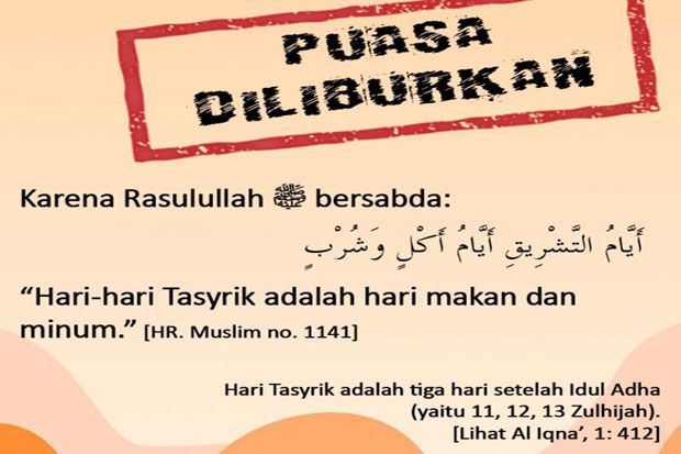 Puasa Ayyamul Bidh Pada Bulan Dzulhijjah. Bertepatan Hari Tasyrik, Begini Cara Puasa Ayyamul Bidh di Bulan