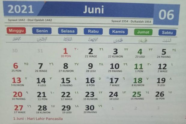 Jadwal Puasa Ayyamul Bidh Bulan Juni. Jadwal Puasa Sunnah Bulan Juni 2021 Berikut Lafaz Niatnya