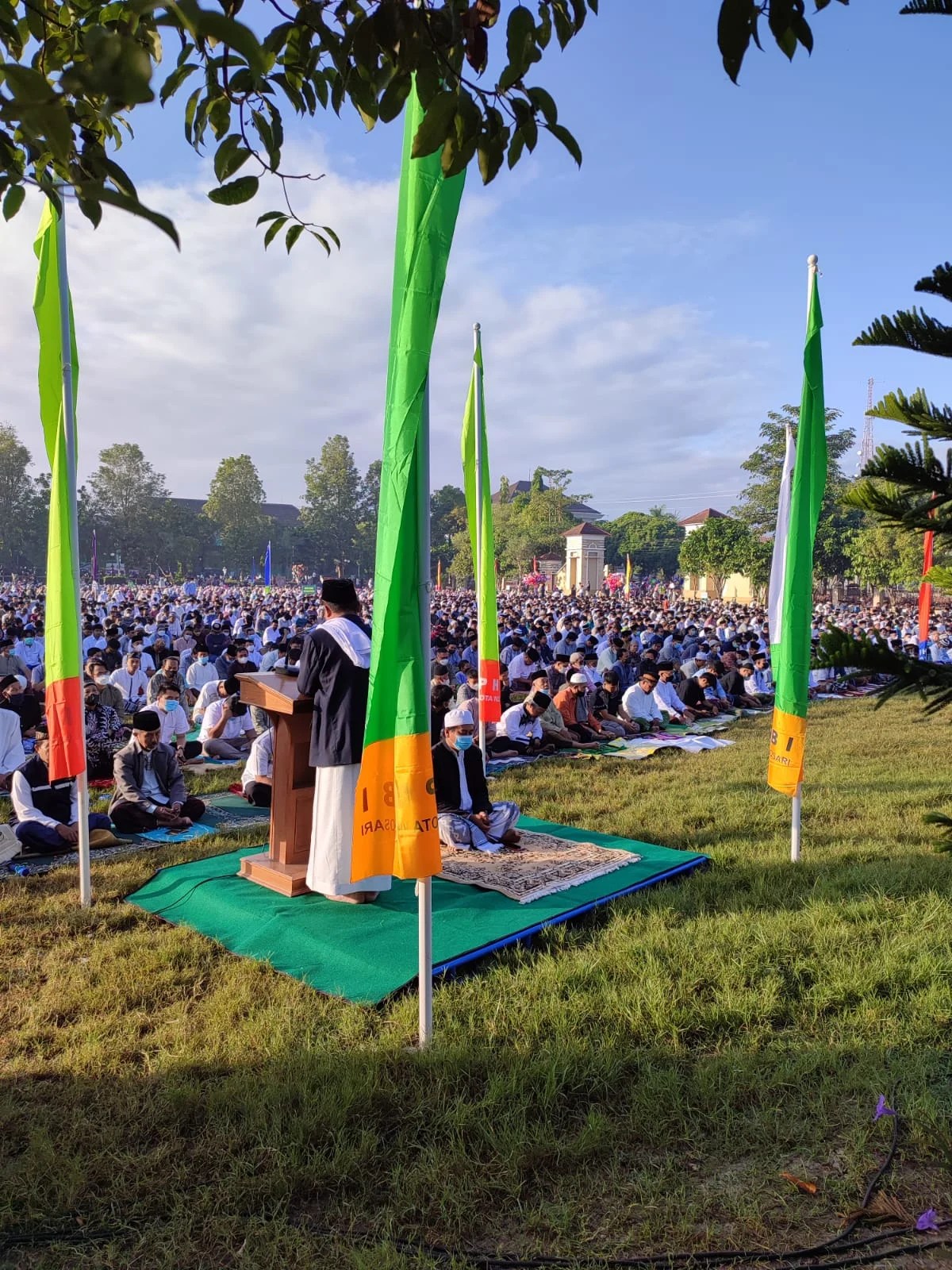 Sholat Idul Adha Dimulai Jam. Lima Ribuan Warga Muhammadiyah Kota Wonosari Gunungkidul