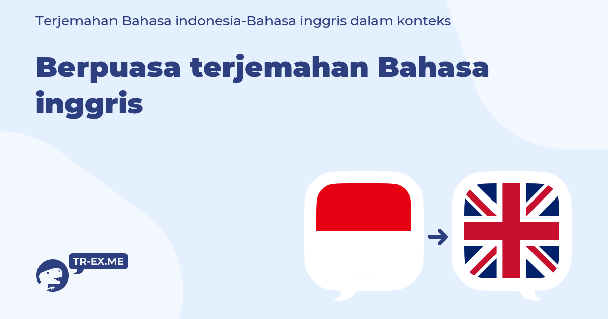 Selamat Berpuasa In English Language. BERPUASA in English Translation