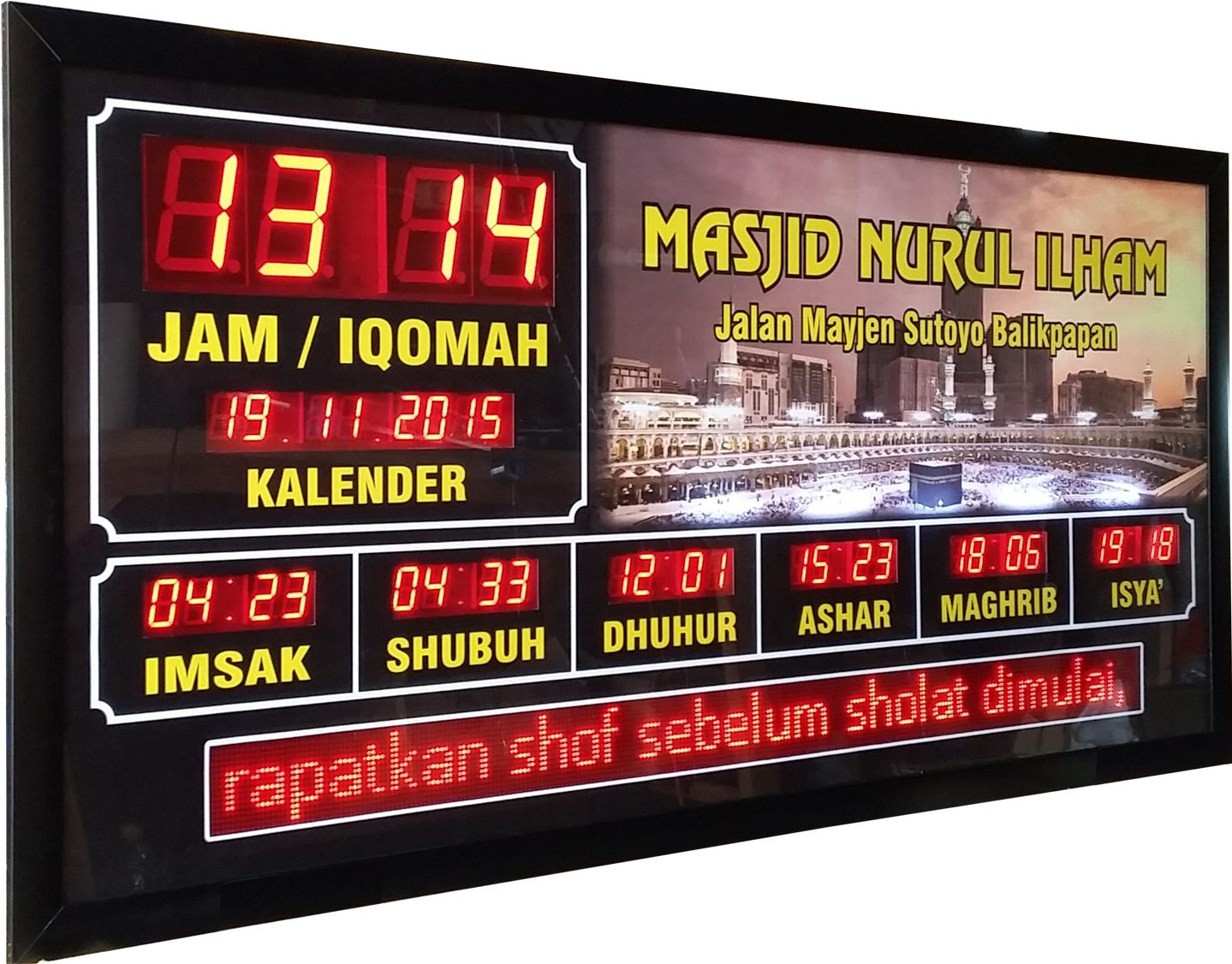 Cara Setting Jam Sholat Digital. Cara Setting Jam Digital Masjid agar Sesuai Jadwal