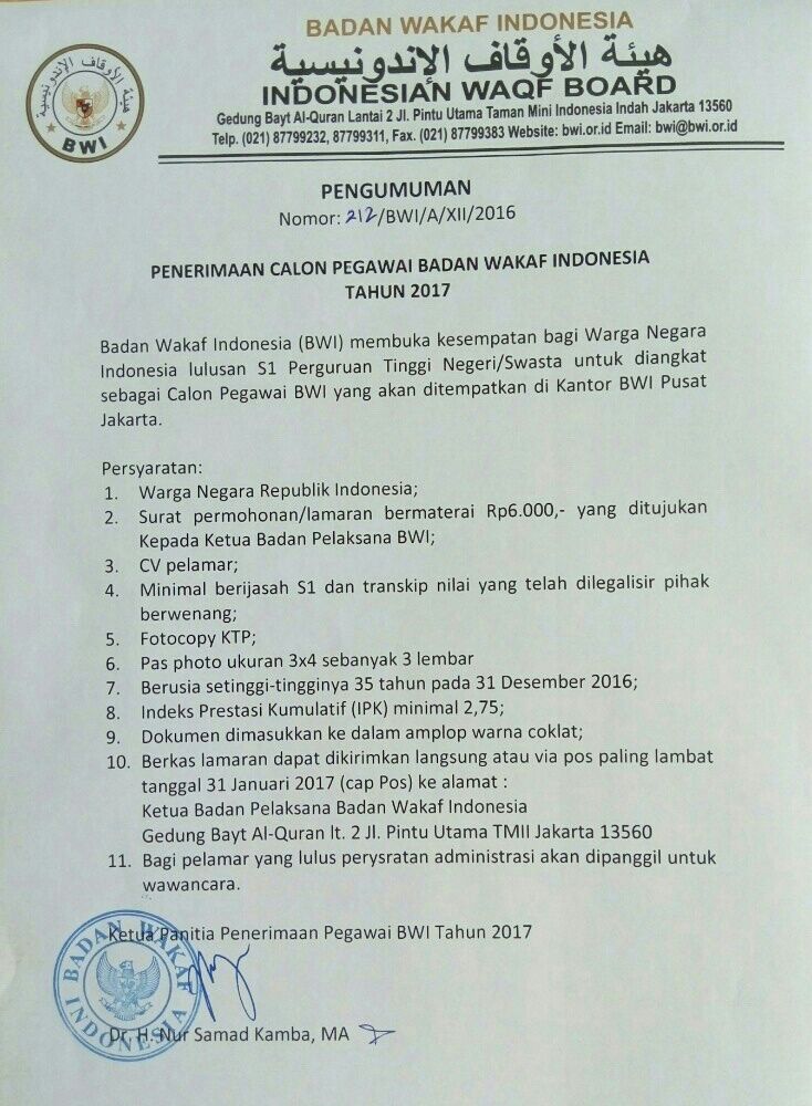 Contoh Judul Makalah Tentang Wakaf. Jurnal Al Awqaf Terbit Juni dan Desember 2019