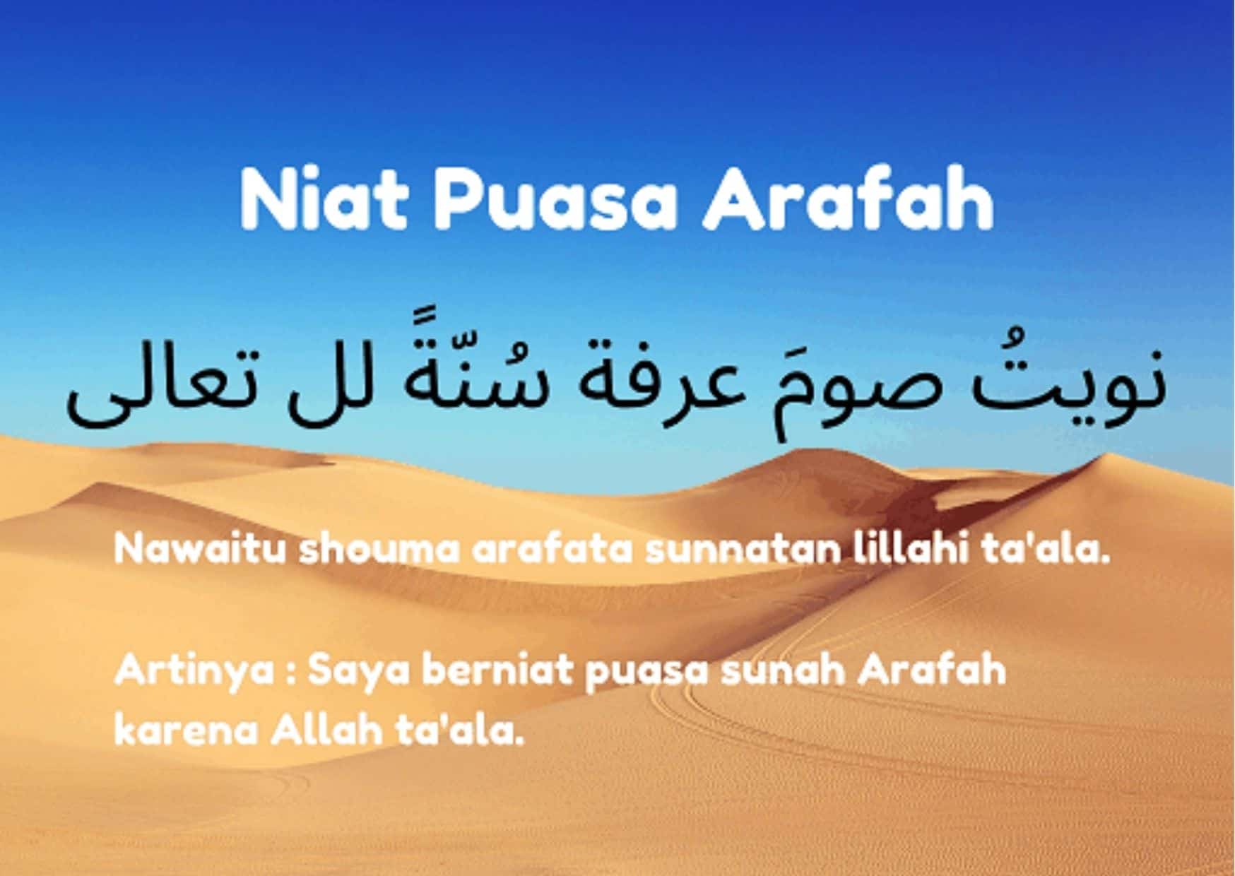 Doa Makan Sahur Puasa Arafah. Muslim Wajib Tahu: Niat Puasa Arafah, Tata Cara dan