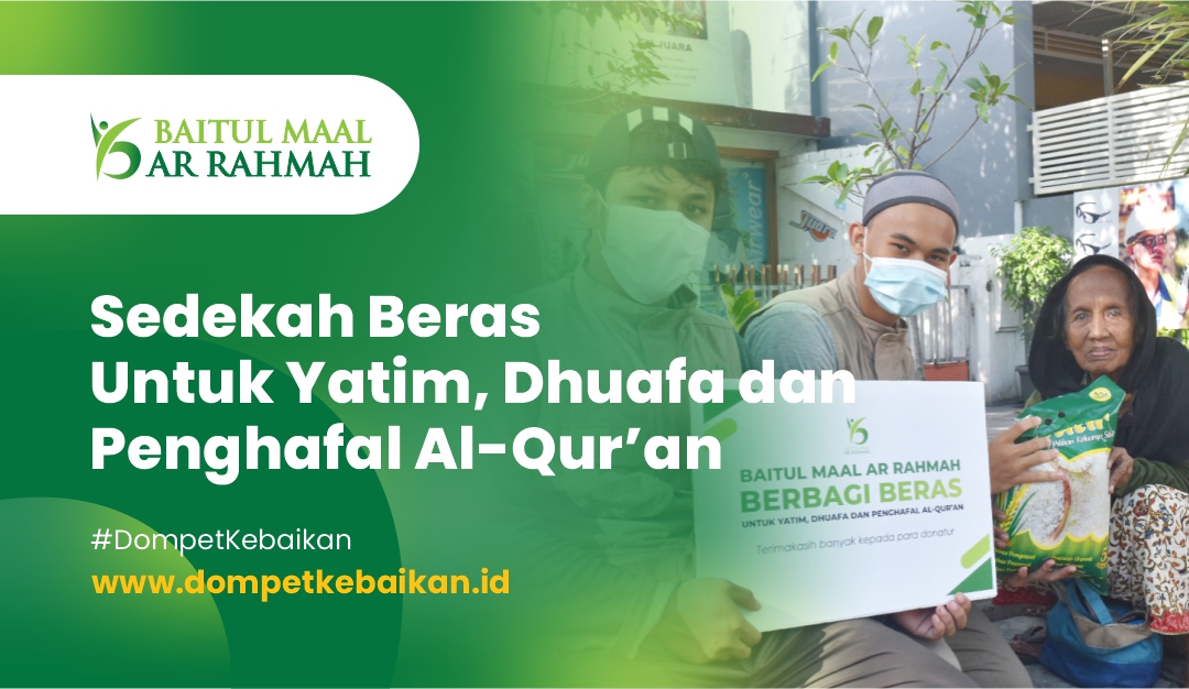 Sedekah Beras Untuk Anak Yatim. Sedekah Beras Yatim dan Dhuafa