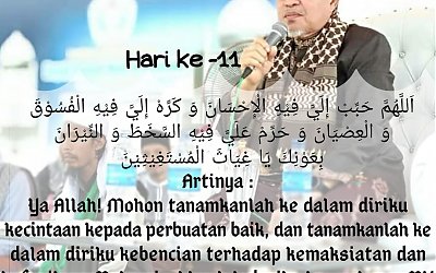 Doa Puasa Ramadhan Hari Ke 11. Doa Puasa Ramadhan Hari ke-11 dan Hikmahnya