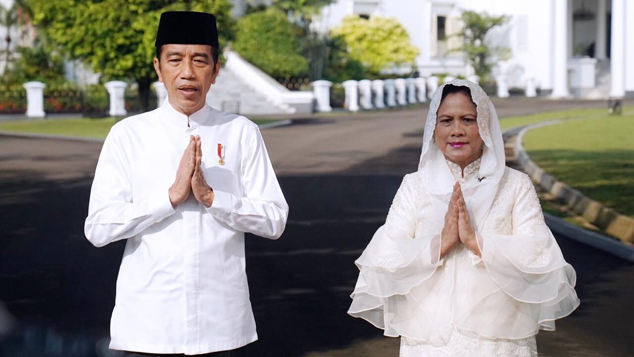 Kapan Sebaiknya Mengucapkan Selamat Idul Fitri. Presiden Jokowi dan Ibu Negara Sampaikan Ucapan Hari Raya